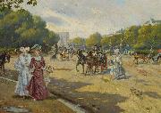 Port Dauphine Bois de Boulogne Joaquin Agrasot y Juan